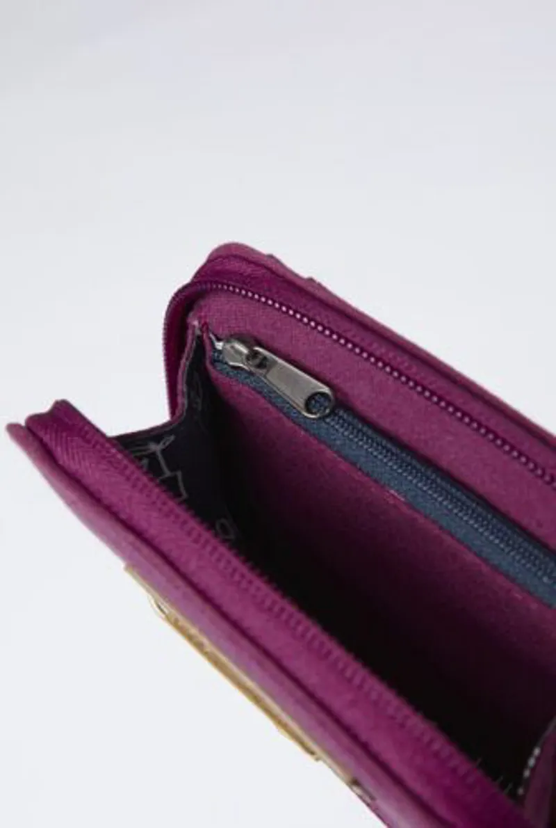 Weird Fish Corfe Purse in Boysenberry-1